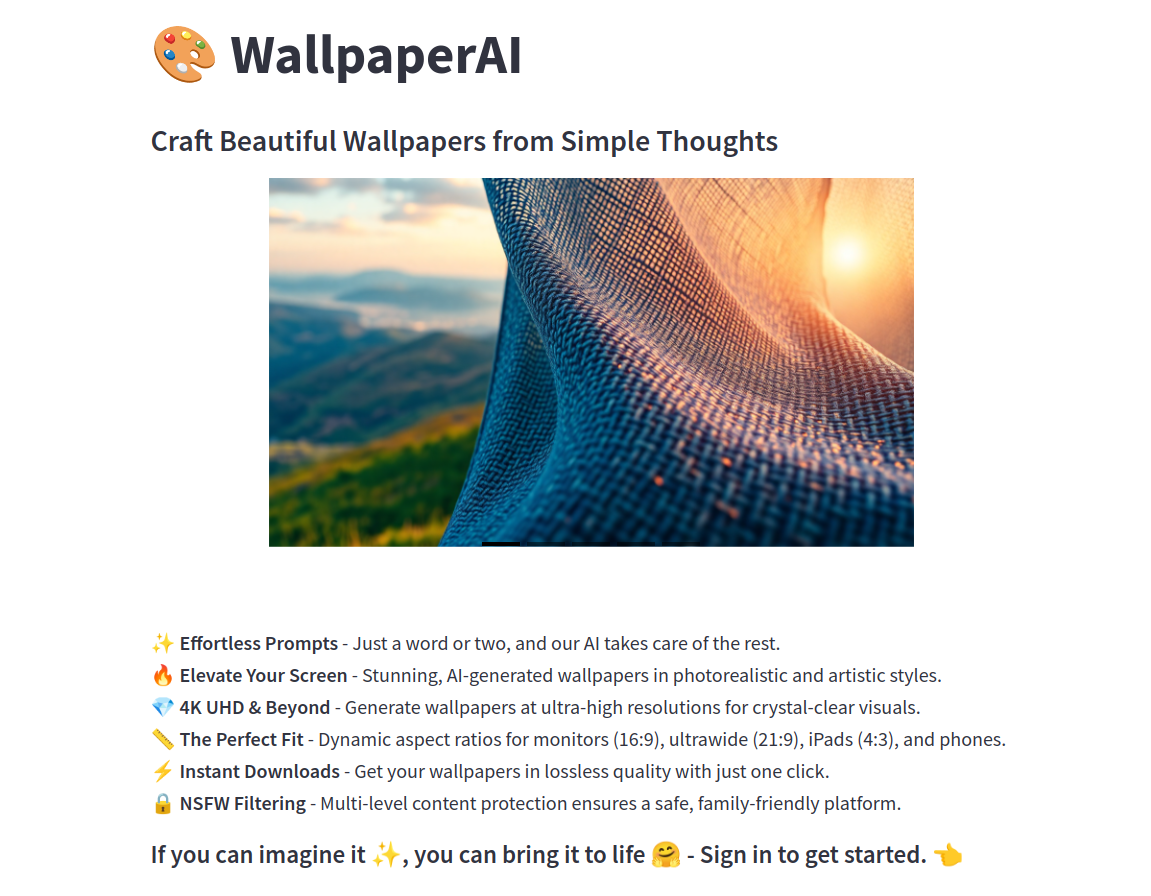 AI Wallpaper Generator